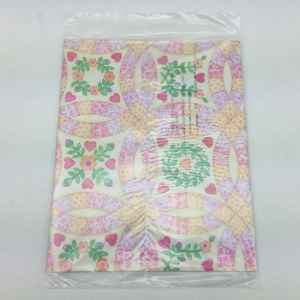 Double Wedding Ring Quilt Printed Gift Wrapping Paper Party Present 24